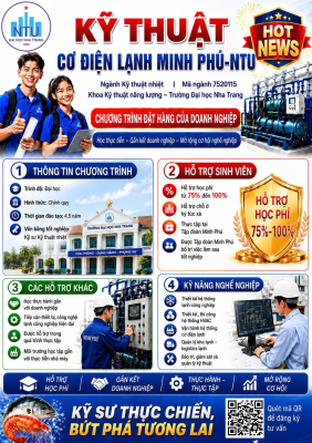 Kỹ thuật cơ điện lạnh Minh Phú - NTU