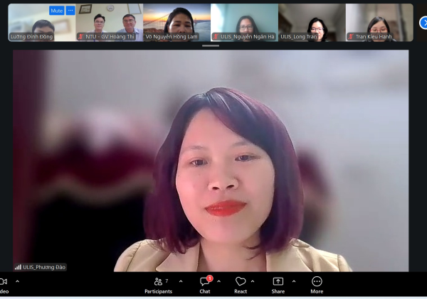 Tiếp tục làm việc với Trường Đại học Ngoại ngữ – ĐHQG Hà Nội về triển khai hoạt động trao đổi sinh viên