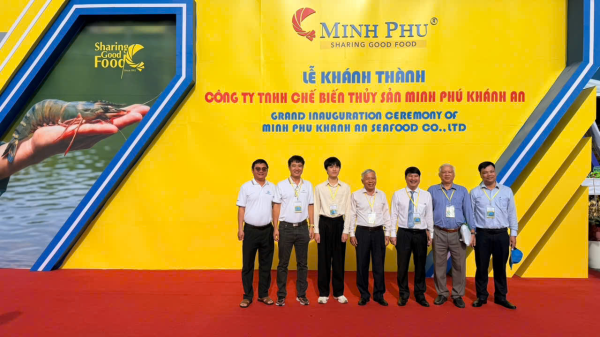 Trường Đại học Nha Trang tham dự Lễ khánh thành Công ty TNHH Chế biến Thủy sản Minh Phú Khánh An tại Cà Mau