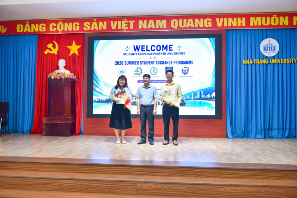 Trường Đại học Nha Trang khai mạc Chương trình trao đổi sinh viên hè 2026: Mở rộng hợp tác, thúc đẩy công nhận tín chỉ