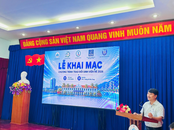 Lễ Khai mạc Chương trình trao đổi sinh viên hè 2026 đợt 2 giữa Trường ĐH Nha Trang (NTU) và Trường ĐH Ngoại ngữ - ĐHQGHN (ULIS)