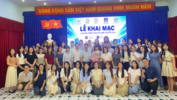 Lễ Khai mạc Chương trình trao đổi sinh viên hè 2026 đợt 2 giữa Trường ĐH Nha Trang (NTU) và Trường ĐH Ngoại ngữ - ĐHQGHN (ULIS)