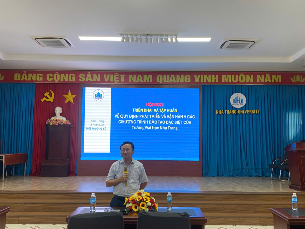 Trường Đại học Nha Trang tập huấn triển khai các chương trình đào tạo xuất sắc theo Quyết định 1091/QĐ-ĐHNT